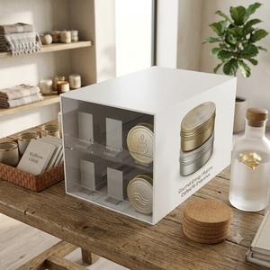 Vitrine d'exposition en acrylique multicouche moderne et écologique sur mesure, 3 étagères, pour la vente au détail - Vente en gros usine - Product Image 3