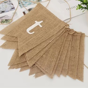 Guirnalda de Yute Rústica con Letras de Agradecimiento para Decoración de Bodas, Fiestas de Cumpleaños, Baby Showers y Despedidas de Soltera - Product Image 4