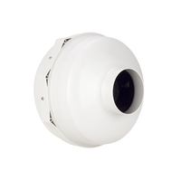 Ventilateur centrifuge silencieux en ligne pour conduit d'air de 100 mm (4 pouces)