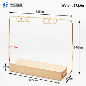 YIWANG fábrica venta al por mayor logotipo personalizado mesa escritorio calendario estante 2024 DIY diario Base de madera Calendario de escritorio