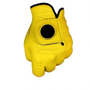 Guante de Golf de Cuero Suave Premium, Diseño de Malla Transpirable, Antideslizante, Ajustable, para Todo Clima, Mano Izquierda, Cabretta OEM - Product Image 1