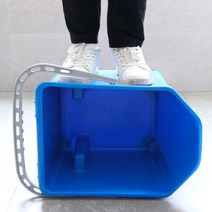 Xô Vắt Một Cây Lau Nhà <span class=keywords><strong>25L</strong></span> Ép Xuống Bằng Nhựa Chất Lượng Cao Có Bánh Xe Im Lặng - Product Image 3