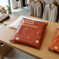Sac en polyéthylène givré personnalisé avec logo d'entreprise, fermeture éclair CPE, pour vêtements de sport, vêtements de gym, emballage de vêtements, refermable