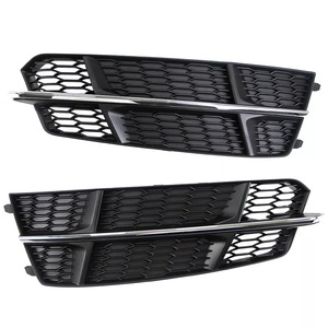 Biseles para Faros Antiniebla Audi A6 C7 S-line 2016-2018, Cubiertas de ABS Negro, Par de Rejillas de Ventilación - Product Image 2