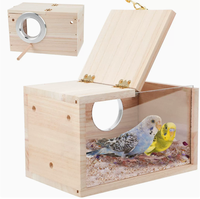 Nichoir en bois pour l'élevage des oiseaux, nichoirs pour oiseaux de grande, moyenne et petite taille, nichoir extérieur, cage à oiseaux suspendue, boîte d'élevage