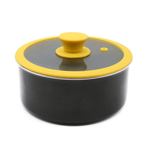 Ningbo Kitchenware Glass <strong>Lid</strong> Tempered Glass Cover Round Chef <strong>Pan</strong> <strong>Lid</strong> with Knob <strong>Pan</strong> Cover for Skillet - Product Image 5