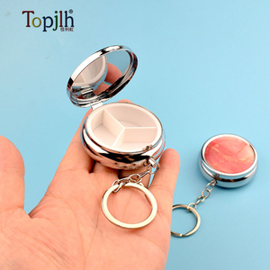 Topjlh Mini Sublimation Decorative Metal Pill Case Iron Pill Box Wholesale Promotional Business Gift Wholesale