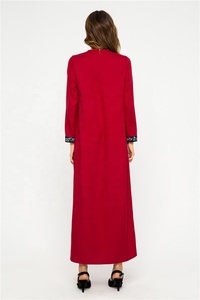 Manni Dresses Đối Với Phụ Nữ Abaya Dubai Morocco Caftan Djellaba Robe Longue vetement Musulmane Femme Polyester OEM Dịch Vụ Người Lớn - Product Image 6