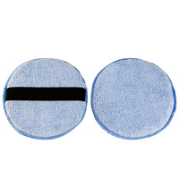 Bloc de cire ultra-doux de 5 pouces pour application au doigt - Applicateur de polissage et de detailing automobile en microfibre 14g - Blocs de cire pour polissage automobile