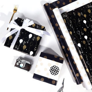 Wholesale 80g Coated <b>Birthday</b> <b>Paper</b> 43*1000cm Luxury Custom Gift <b>Wrapping</b> <b>Paper</b> for Packaging - Product Image 2