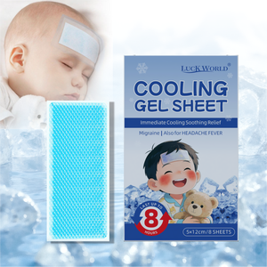 Parches de Gel Refrescante <span class=keywords><strong>para</strong></span> la Fiebre, Tiras de Gel <span class=keywords><strong>para</strong></span> la Frente, Alivian el <span class=keywords><strong>Dolor</strong></span> de <span class=keywords><strong>Cabeza</strong></span>, Somnolencia, Fatiga, Refrescantes - Product Image 3