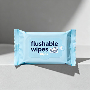 Lingettes jetables 99,9% d'eau pure Naturelles Sensibles Logo personnalisé Lingettes pour bébé Lingettes humides en gros - Product Image 3