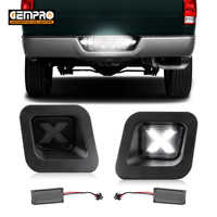 Feux de plaque d'immatriculation LED de style X pour Dodge RAM 1500 2500 3500 2009-2018 (lot)