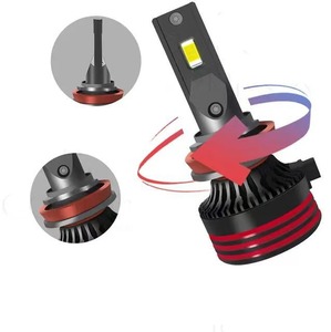 Kit de Faros Led para Camión 24V H11 Luces H4 H15 H7 Led Canbus M8 Pro 120W 12V Bombilla para Faro de Coche - Product Image 1