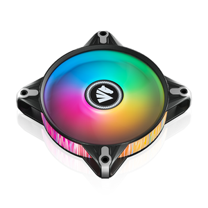 Ventilateur de PC de jeu RGB de conception nouvelle, vente en gros d'usine Asiahorse, refroidisseur de boîtier d'ordinateur, ventilateur de processeur 120 mm, roulement à fluide, faible bruit 25dBA - Product Image 3