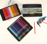 Crayons de couleur Secolorart assortis, 72 crayons de couleur à mine souple de qualité supérieure pour le dessin, l'esquisse, le ombrage et la coloration