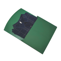 Boîte d'emballage pour vêtements en forme d'enveloppe personnalisée, recyclable, pliable, avec design de pochette, logo de la marque, pour l'expédition de vêtements et de cadeaux