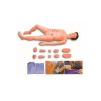 Maniquí de Entrenamiento de Enfermería Multifuncional de Cuerpo Completo para Mujer, Simulador de Cuidado del Paciente para Escuelas de Medicina y Entrenamiento de Habilidades Clínicas