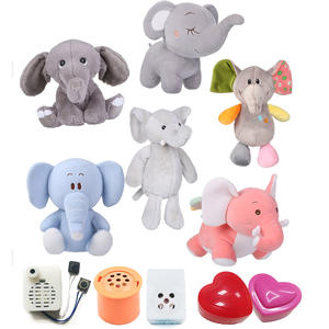 Registratore vocale personalizzato all'ingrosso di animali imbalsamati adorabile OEM la tua voce giocattoli animali di peluche con modulo sonoro registrabile - Product Image 6
