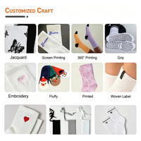 Chaussettes de Pilates personnalisées unies pour femmes avec semelle en tissu éponge pour l'entraînement au Pilates, emballage gratuit