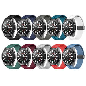 Bracelet de montre 20mm 22mm officiel en silicone de même style avec boucle magnétique forte pour <span class=keywords><strong>Huawei</strong></span> GT GT3 <span class=keywords><strong>watch2</strong></span> watch3 - Product Image 6