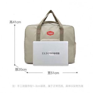 Sac de voyage week-end en Oxford grande capacité personnalisé, pliable et extensible, pour homme, avec compartiment à chaussures - Product Image 2