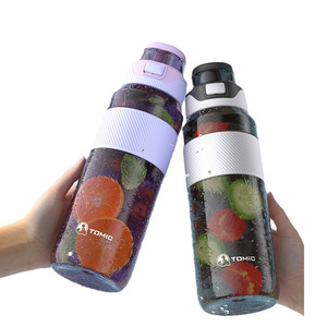 Tomic Sports Water Bottle <b>Large</b> Capacity With Straw Portable For Summer Fitness - Product Image 5