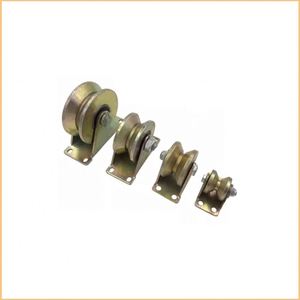 Balançoire réglable à ressort robuste petite roulette porte coulissante roues à rouleaux en acier inoxydable - Product Image 5
