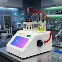 Analyseur d'humidité Karl Fischer ZDJ-600C, méthode coulométrique, écran tactile 11 pouces, titrage automatique pour le pétrole et le secteur pharmaceutique
