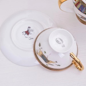 Hot Sale Eco-Friendly Fine Horse Pattern New Dinner <b>Set</b> Vintage Cute Design for Home Hotel Restaurant square Shape Safe - Product Image 3