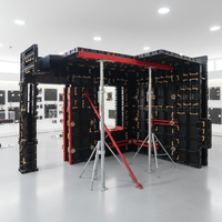 Panneau de coffrage en plastique ABS étanche, design industriel, haute résistance, réutilisable pour la construction de planchers d'appartements et de villas