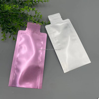 Pochette en forme de bouteille de conception personnalisée Sacs en mylar de gel d'énergie liquide Échantillons de crème solaire d'essence de lotion cosmétique Petit sachet