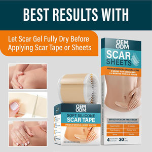 Proveedor caliente Private Label Advanced Scar Gel Apoya la regeneración de la <span class=keywords><strong>piel</strong></span> Reduce visiblemente las cicatrices Producto de belleza y cuidado personal - Product Image 6