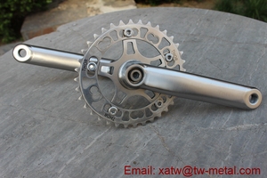 Anneau de chaîne ovale en titane Anneau de chaîne ovale Pédalier de vélo en titane - Product Image 2