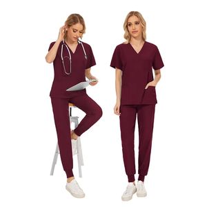 Personalized Summer <b>Hospital</b> <b>Uniforms</b> for Women Doctors' Scrub Wear & Surgical Scrubs Suits Customized Medical Outfits - Product Image 1