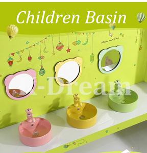 Lavandino in ceramica per bambini lavabo colorato da banco di piccole <span class=keywords><strong>dimensioni</strong></span> - Product Image 3