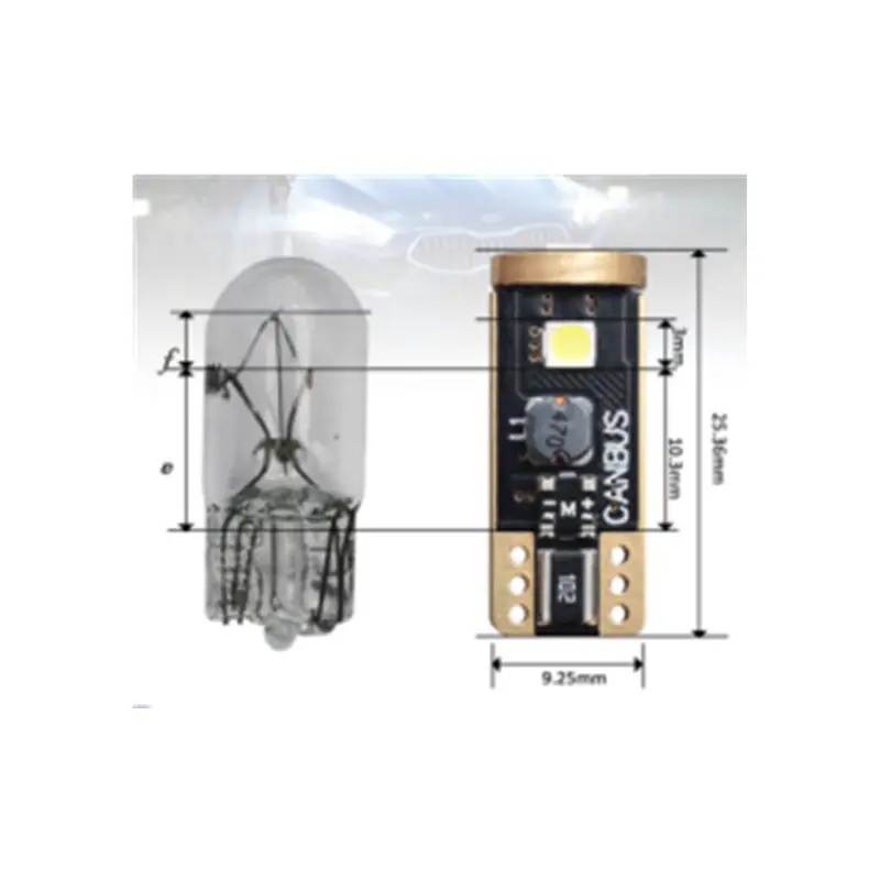 Canbus T10 194 W5W led bóng đèn Canbus 3030 LED Bóng Không Có Lỗi T10 3030 canbus Tự Động màu trắng DẪN nội thất Số tấm ánh sáng