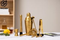 Vente en gros de shaker à cocktail en acier inoxydable de qualité supérieure derniers mini outils de bar de bistro équipement complet de bar à jus poli