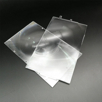 Loupe optique en plastique personnalisable de 0.5 à 100mm avec structure plan-concave prise en charge par l'OEM