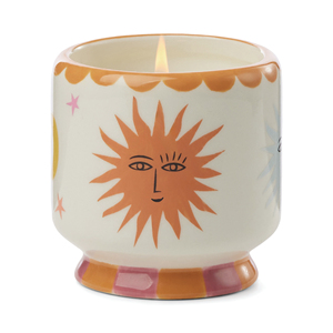 Candela Profumata in Ceramica Adopo Sun al Profumo di Fiori d'Arancio in Confezione - Product Image 1
