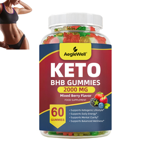 Gomitas Aeglewell OEM Keto Diet Support BHB, Deliciosas Gomitas <span class=keywords><strong>de</strong></span> Frutos Rojos Mixtos, Alternativa a las Pastillas Keto para el Bienestar Metabólico - Product Image 1