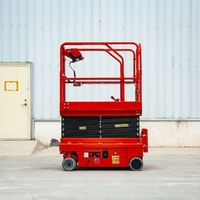 Mini-plateforme élévatrice à ciseaux autopropulsée 3m 4m pour travaux en intérieur dans les entrepôts