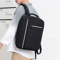 Sac à dos unisexe étanche et tendance pour ordinateur portable avec bretelles arquées, fermeture éclair, port USB, en polyester et nylon, capacité 20-39L