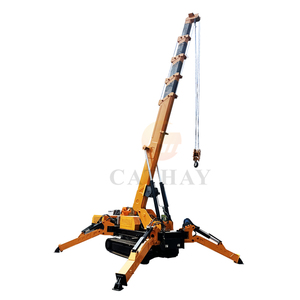 1 Ton3 Ton5 Ton 8 Ton Spider Crane Telescopic Boom Mini Crawler <b>Mobile</b> Crane - Product Image 4