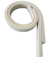 Usage industriel Blanc couches tension pad 10mm épais polyester feutre pour la machine de fente
