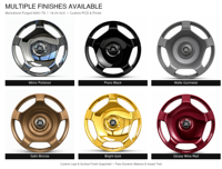 Jantes forgées monobloc 16-24 pouces polies miroir 5 branches style rétro grand déport 5x112 5x114.3 compatibles avec les berlines de luxe et le tuning
