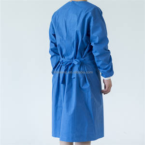 Certificado CE ISO De La bata quirúrgica no tejida médica disponible de SMS para la sala de examen de la Clínica del hospital - Product Image 3