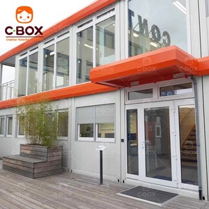 Cbox Customized 3 Story Office Buildings Worker's Camp School Workshop Eco Friendly Residence Gym Bar Flat Pack Container House - Product Image 1