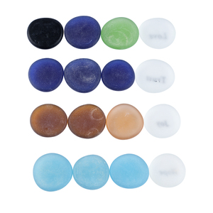 30mm rotonde su misura incisione Laser pietra commemorativa spiaggia ciottoli perline di vetro smerigliato <span class=keywords><strong>mare</strong></span> - Product Image 3