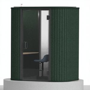 NUEVO Módulo Acústico de Oficina Moderno con Reducción de Ruido NRC 20dB, Marco de Aluminio, Diseño Cálido y Transpirable para Oficinas y Edificios Comerciales - Product Image 3